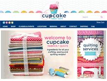Tablet Screenshot of cupcakequilts.com